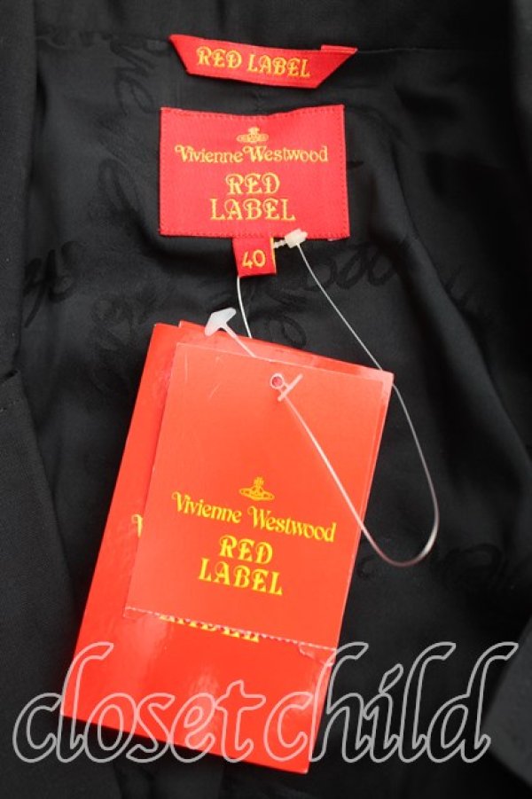 画像3: ヴィヴィアンウエストウッド 中古 / エナメルオーブボタンジャケット 40（9号相当） 黒  H-25-10-12-043-jc-OD-ZH (3)