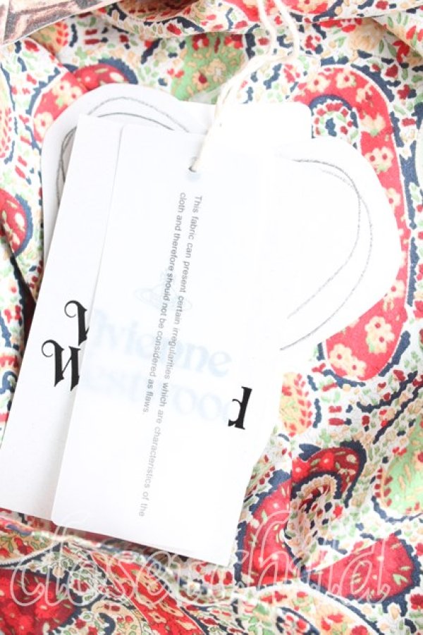 画像6: ヴィヴィアンウエストウッド 中古 / スクエアフロントドレス 38（7号相当） マルチ  H-25-10-12-045-op-OD-ZH (6)