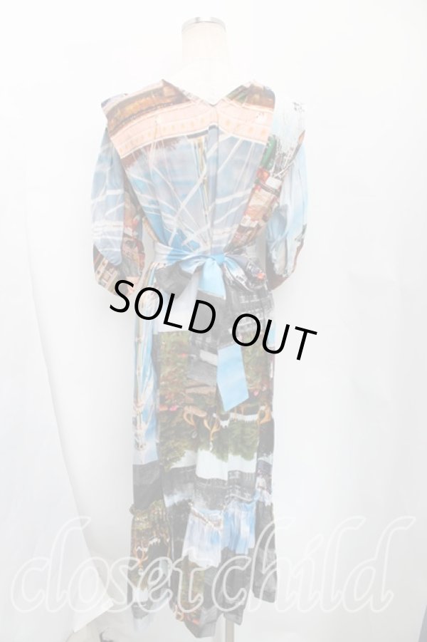 画像2: ヴィヴィアンウエストウッド 中古 / バタシー変形ワンピース 00（ワンサイズ） マルチ  H-25-10-12-046-op-OD-ZH (2)