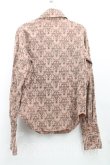 画像2: ヴィヴィアンウエストウッド 中古 / オーブptコーデュロイシャツ 2（9号相当） ベージュ  H-25-10-12-049-bl-OD-ZH (2)