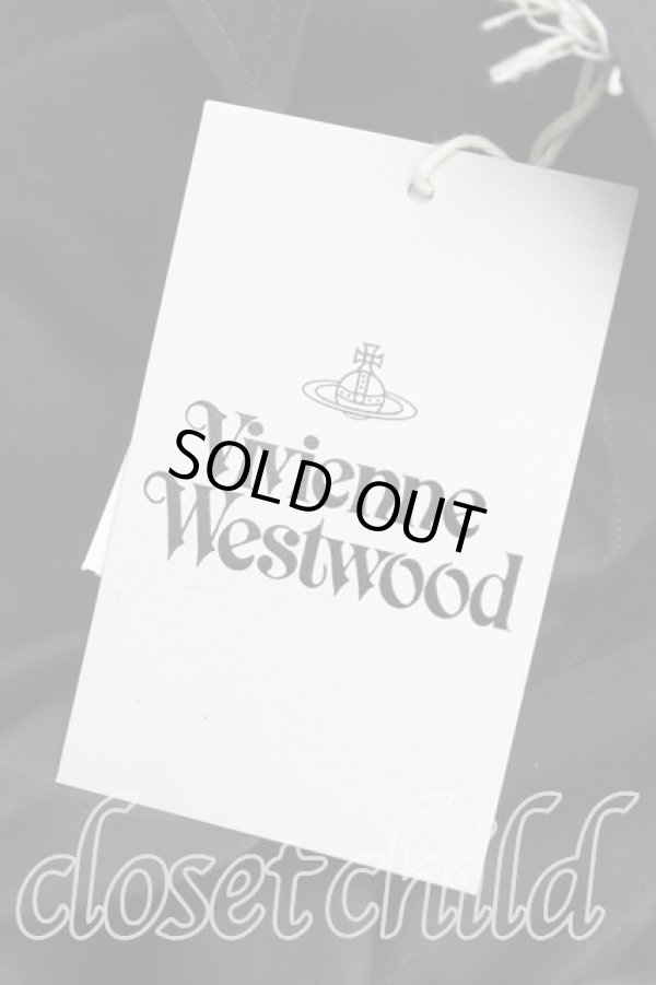 画像6: ヴィヴィアンウエストウッド 中古 / カラーオーブ刺繍パフスリーブシャツ 38（7号相当） 黒  H-25-10-12-050-bl-OD-ZH (6)