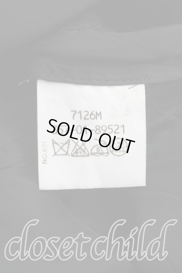 画像4: ヴィヴィアンウエストウッド 中古 / オーブ総柄フロントフリルシャツ 3（11号相当） 黒  H-25-10-12-051-bl-OD-ZH (4)