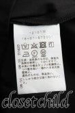 画像4: ヴィヴィアンウエストウッド 中古 / 単色オーブ刺繍比翼半袖シャツ 2（9号相当） 黒  H-25-10-12-054-bl-OD-ZH (4)