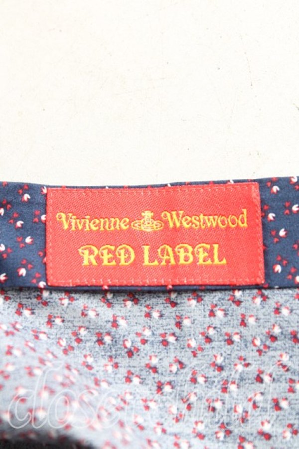 画像3: ヴィヴィアンウエストウッド 中古 / リバティタイフロントシャツ 40（9号相当） 紺  H-25-10-12-055-bl-OD-ZH (3)