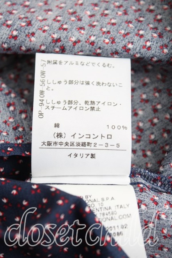 画像5: ヴィヴィアンウエストウッド 中古 / リバティタイフロントシャツ 40（9号相当） 紺  H-25-10-12-055-bl-OD-ZH (5)