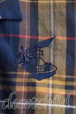 画像7: ANGLOMANIA 中古 / タータンチェックショートシャツ 38（M相当） 紺ｘ黄色  H-25-10-12-056-bl-OD-ZH (7)