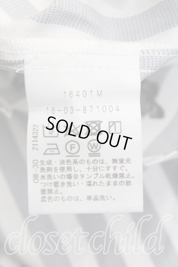 画像4: ヴィヴィアンウエストウッド 中古 / オーブ総柄フロントフリルシャツ 3（11号相当） 灰  H-25-10-12-058-bl-OD-ZH (4)