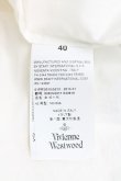 画像4: ヴィヴィアンウエストウッド 中古 / レースハリスシャツ 40（9号相当） 白  H-25-10-12-062-bl-OD-ZH (4)