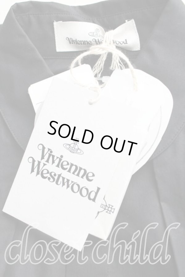 画像3: ヴィヴィアンウエストウッド 中古 / TOULOUSEシャツ 40（9号相当） 黒  H-25-10-12-065-bl-OD-ZH (3)