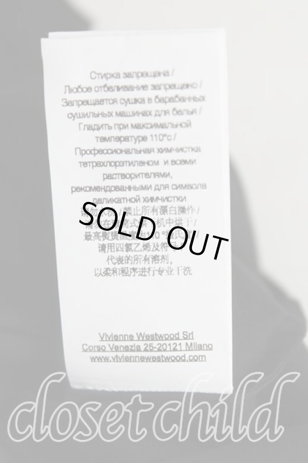 画像5: ヴィヴィアンウエストウッド 中古 / TOULOUSEシャツ 40（9号相当） 黒  H-25-10-12-065-bl-OD-ZH (5)