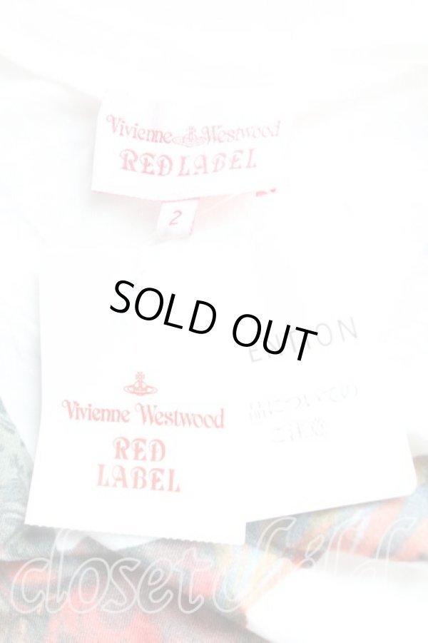 画像3: ヴィヴィアンウエストウッド 中古 / ユニオンジャックTシャツ 2（9号相当） 白  H-25-10-12-068-ts-OD-ZH (3)