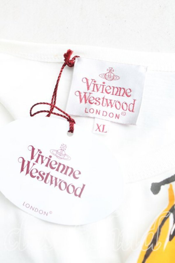 画像3: ヴィヴィアンウエストウッド 中古 / プリンスチャーミングTシャツ XL 白  H-25-10-12-071-ts-OD-ZH (3)