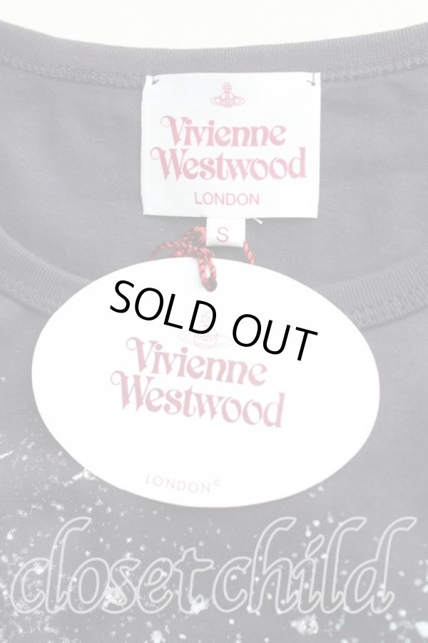 画像3: ヴィヴィアンウエストウッド 中古 / ミルキーウェイTシャツ S 紺  H-25-10-12-072-ts-OD-ZH (3)