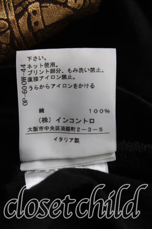 画像5: ヴィヴィアンウエストウッド 中古 / エリザベスTシャツ S 黒  H-25-10-12-074-ts-OD-ZH (5)
