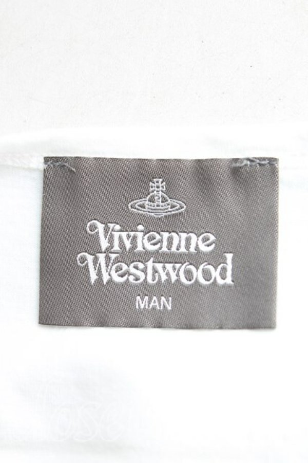 画像3: ヴィヴィアンウエストウッド 中古 / クロックptBIGTシャツ FREE 白  H-25-10-12-076-ts-IN-ZH (3)