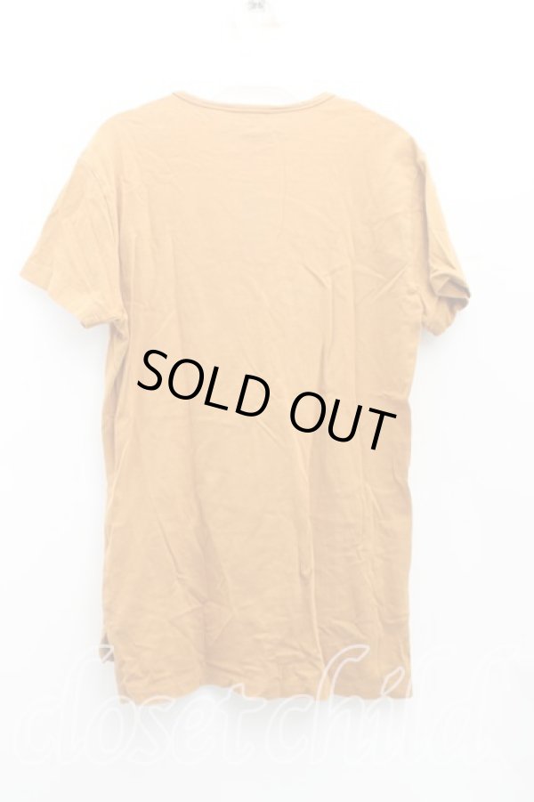 画像2: ヴィヴィアンウエストウッド MAN 中古 / ロゴptTシャツ 44（メンズS相当） 茶  H-25-10-12-078-ts-OD-ZH (2)