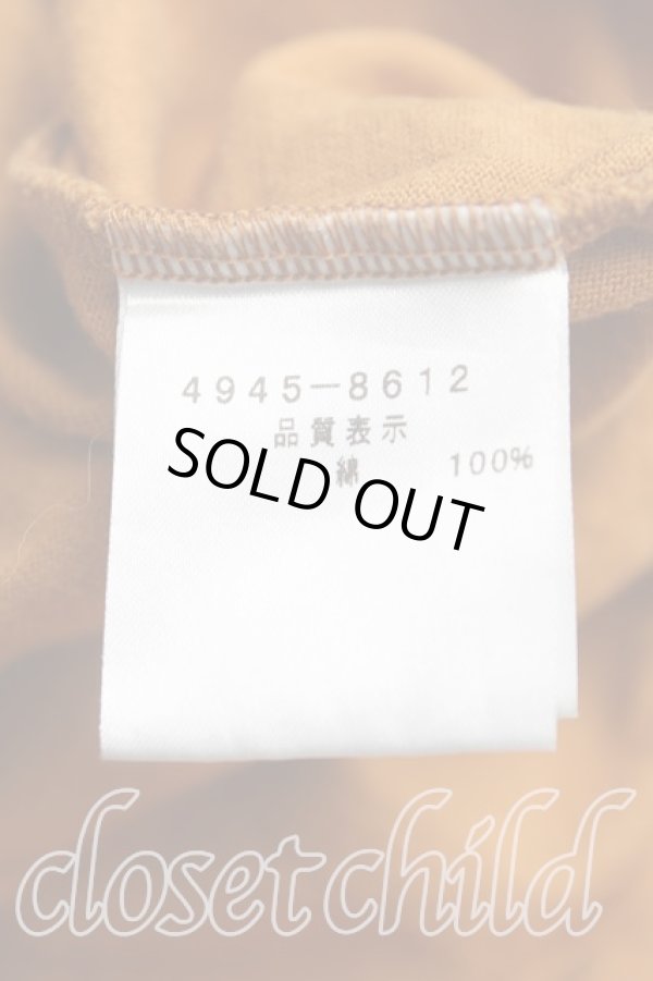 画像4: ヴィヴィアンウエストウッド MAN 中古 / ロゴptTシャツ 44（メンズS相当） 茶  H-25-10-12-078-ts-OD-ZH (4)