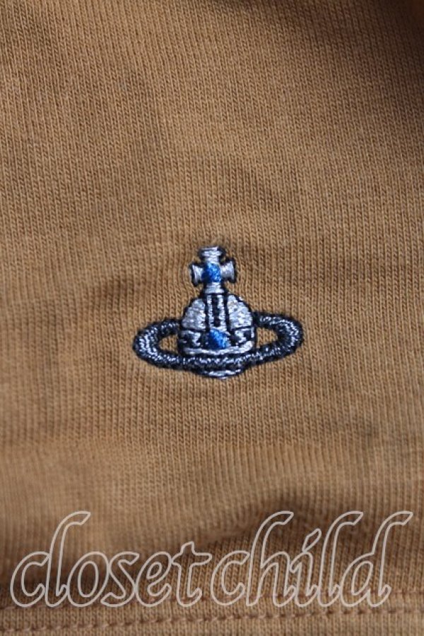 画像6: ヴィヴィアンウエストウッド MAN 中古 / ロゴptTシャツ 44（メンズS相当） 茶  H-25-10-12-078-ts-OD-ZH (6)