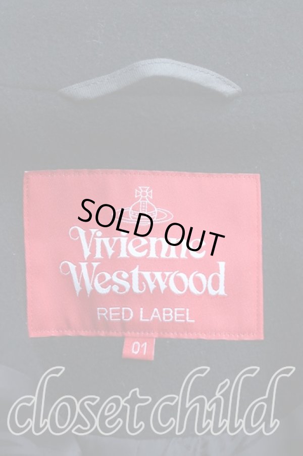 画像3: ヴィヴィアンウエストウッド 中古 / フロントアシメウールロングコート 01(7号相当) 黒  H-25-10-12-008-co-IN-ZH (3)