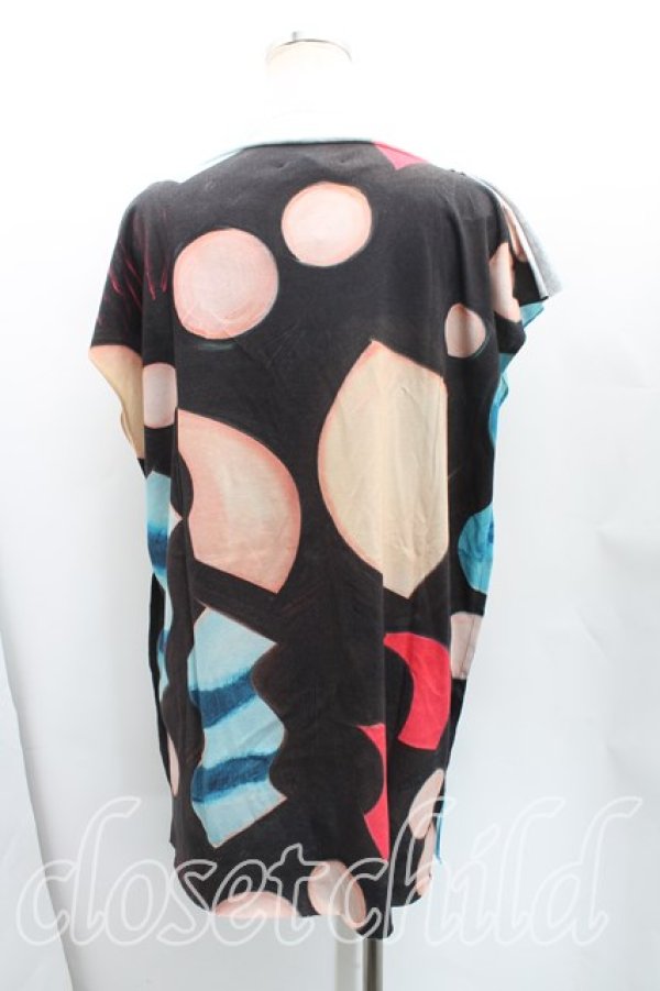 画像2: ヴィヴィアンウエストウッド 中古 / LINAスクエアTシャツ OS マルチ  H-25-10-12-080-to-OD-ZH (2)