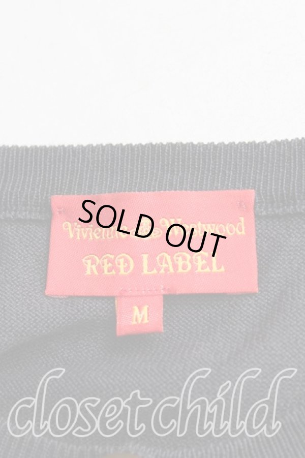 画像3: ヴィヴィアンウエストウッド 中古 / カラーオーブ刺繍カーディガン M 黒  H-25-10-12-081-to-OD-ZH (3)