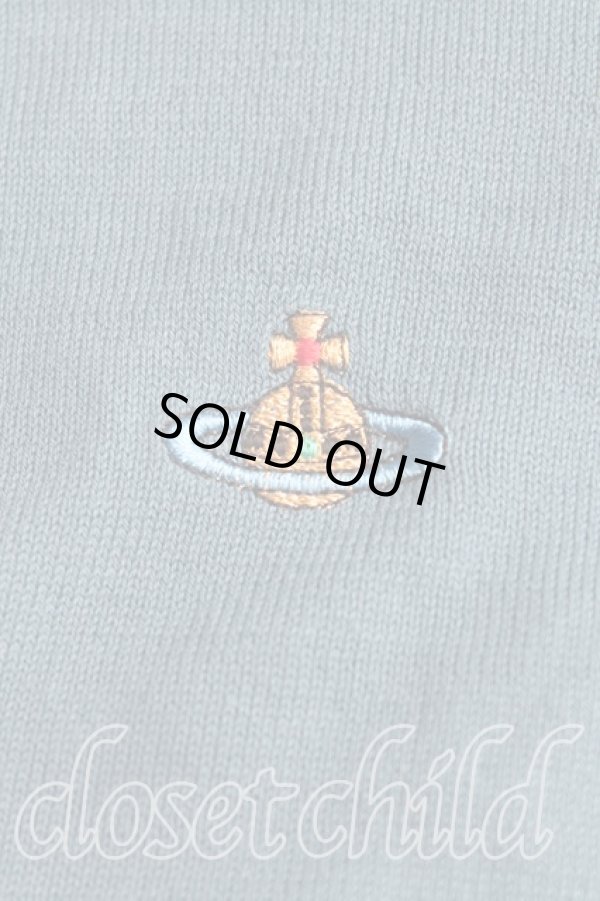 画像7: ヴィヴィアンウエストウッド 中古 / カラーオーブ刺繍カーディガン M 青緑  H-25-10-12-082-to-OD-ZH (7)