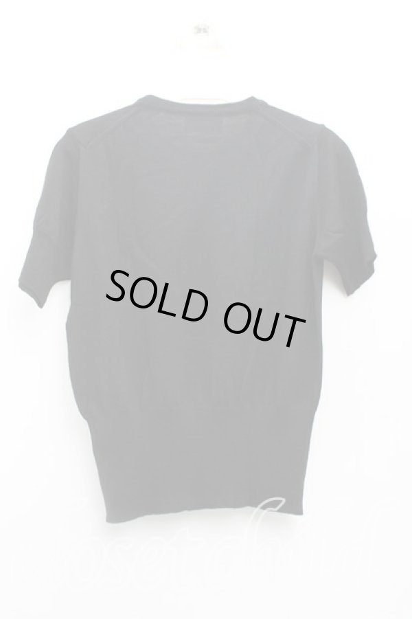 画像2: ヴィヴィアンウエストウッド 中古 / カラーオーブ刺繍半袖ニット M 黒  H-25-10-12-083-to-OD-ZH (2)