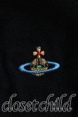 画像6: ヴィヴィアンウエストウッド 中古 / カラーオーブ刺繍カーディガン M 黒  H-25-10-12-084-to-OD-ZH (6)