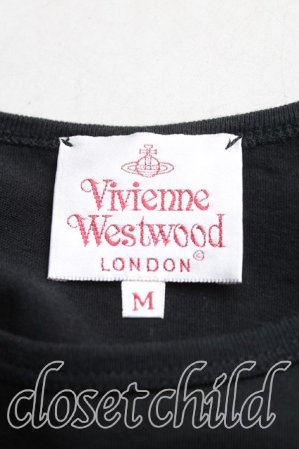 画像3: ヴィヴィアンウエストウッド 中古 / バンビpt長袖カットソー M 黒  H-25-10-12-086-to-OD-ZH (3)