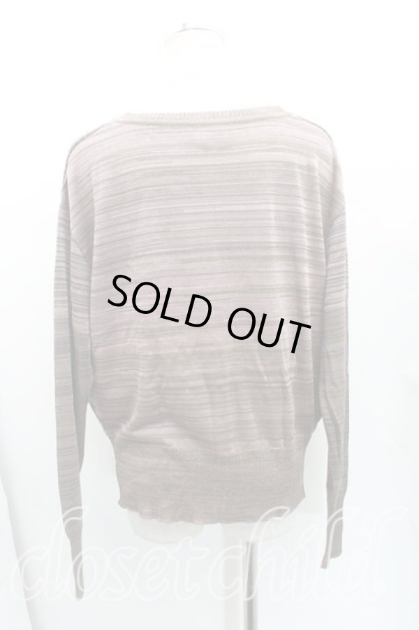 画像2: ヴィヴィアンウエストウッド 中古 / ポテトオーブ変形カーディガン 2（9号相当） ピンクｘカーキ  H-25-10-12-089-to-OD-ZH (2)