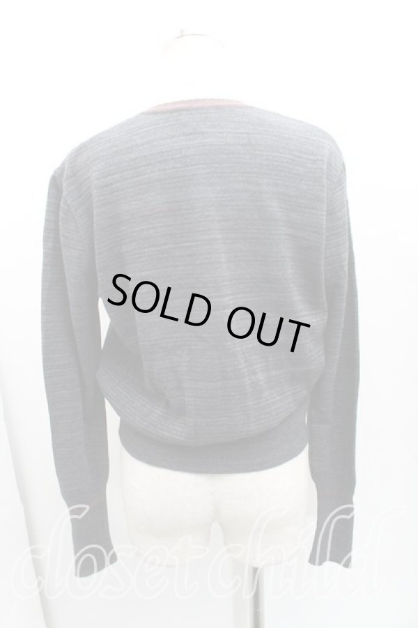 画像2: ヴィヴィアンウエストウッド 中古 / レースオーブカーディガン 3（11号相当） 灰  H-25-10-12-090-to-OD-ZH (2)