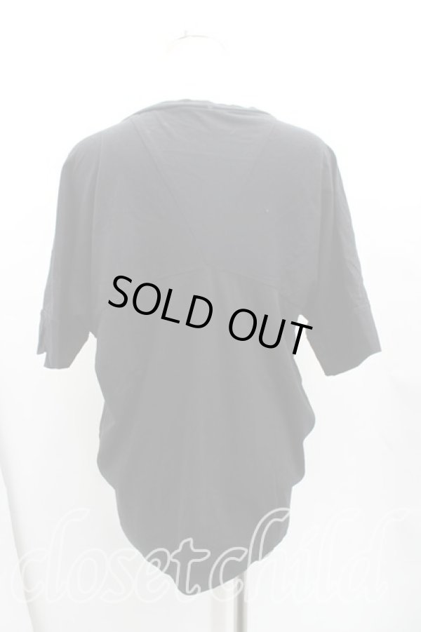 画像2: ヴィヴィアンウエストウッド 中古 / クラウンptカットソー 2（9号相当） 黒  H-25-10-12-092-to-OD-ZH (2)