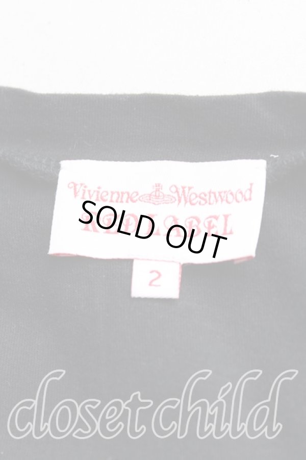 画像3: ヴィヴィアンウエストウッド 中古 / クラウンptカットソー 2（9号相当） 黒  H-25-10-12-092-to-OD-ZH (3)