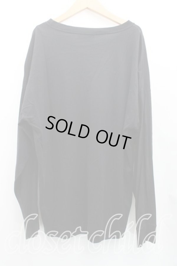 画像2: ヴィヴィアンウエストウッド 中古 / オーブ刺繍長袖カットソー 48(メンズM相当) 黒  H-25-10-12-093-to-IN-ZH (2)