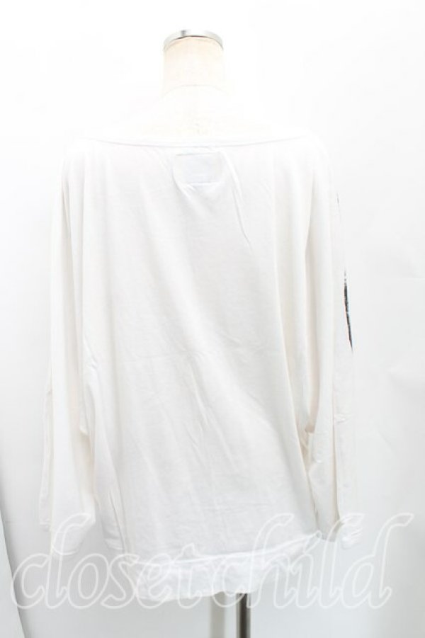 画像2: ANGLOMANIA 中古 / イーグルptドルマンカットソー M 白  H-25-10-12-096-to-IN-ZH (2)