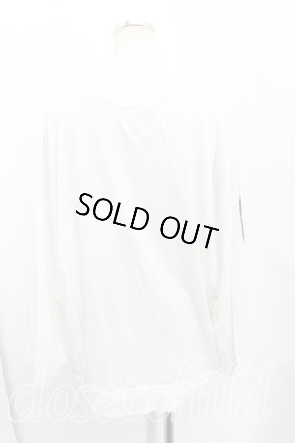 画像2: ANGLOMANIA 中古 / イーグルptドルマンカットソー M 白  H-25-10-12-096-to-IN-ZH (2)