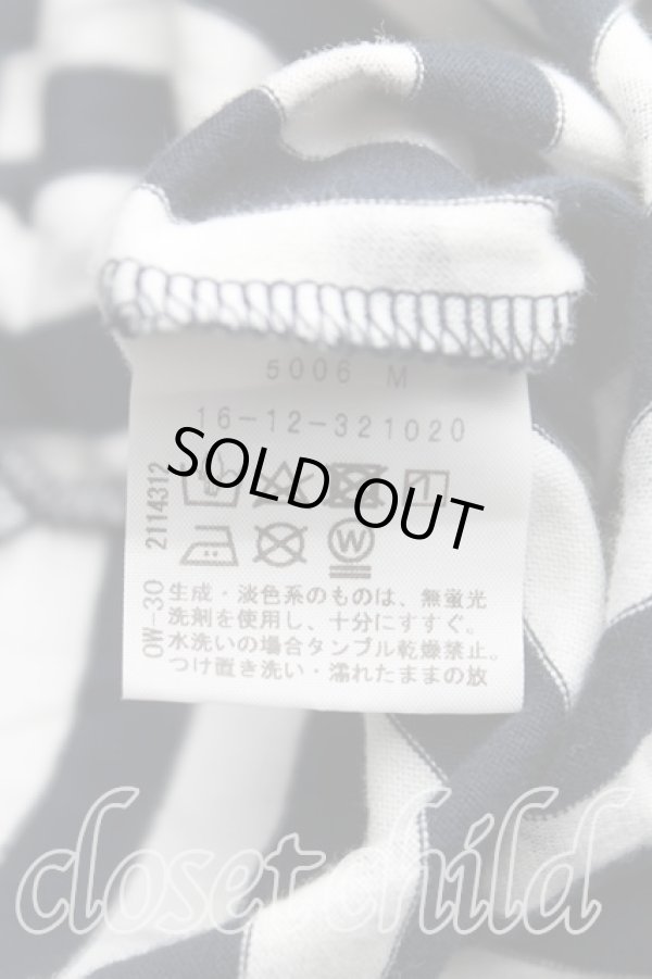 画像4: ヴィヴィアンウエストウッド 中古 / スクリブルハートストライプドレープトップス 00(ワンサイズ) 白×紺  H-25-10-12-097-to-IN-ZH (4)