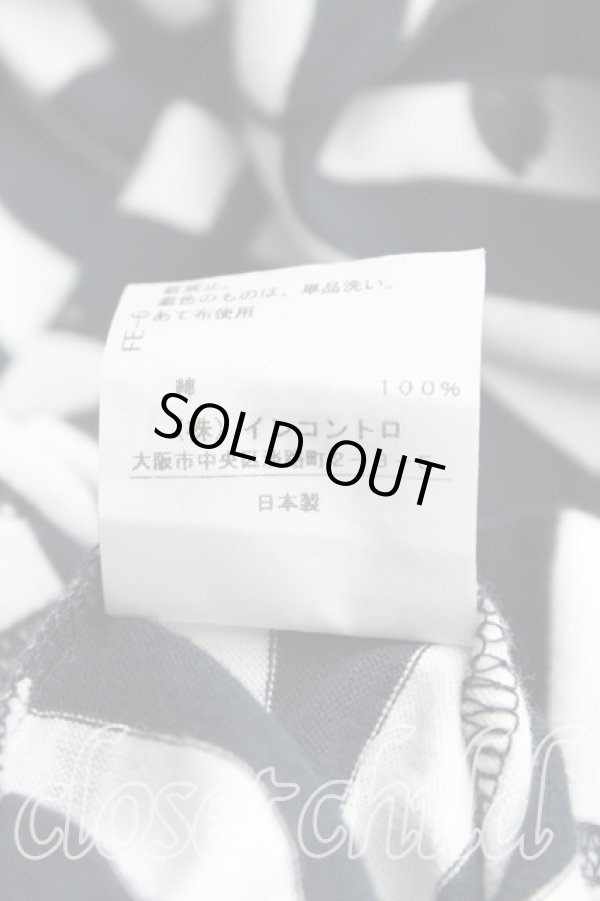 画像5: ヴィヴィアンウエストウッド 中古 / スクリブルハートストライプドレープトップス 00(ワンサイズ) 白×紺  H-25-10-12-097-to-IN-ZH (5)