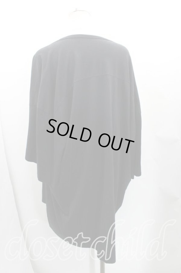 画像2: ヴィヴィアンウエストウッド 中古 / オーブ刺繍BIGカットソー  黒  H-25-10-12-098-to-IN-ZH (2)