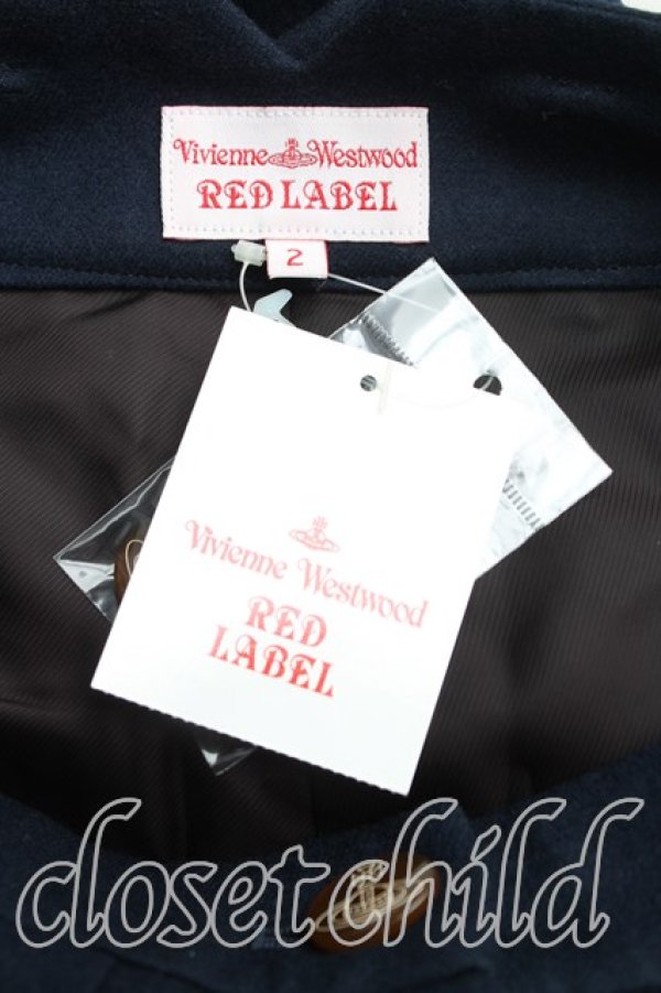 画像3: ヴィヴィアンウエストウッド 中古 / ウールサルエルパンツ 2（9号相当） 紺  H-25-10-12-010-pa-OD-ZH (3)