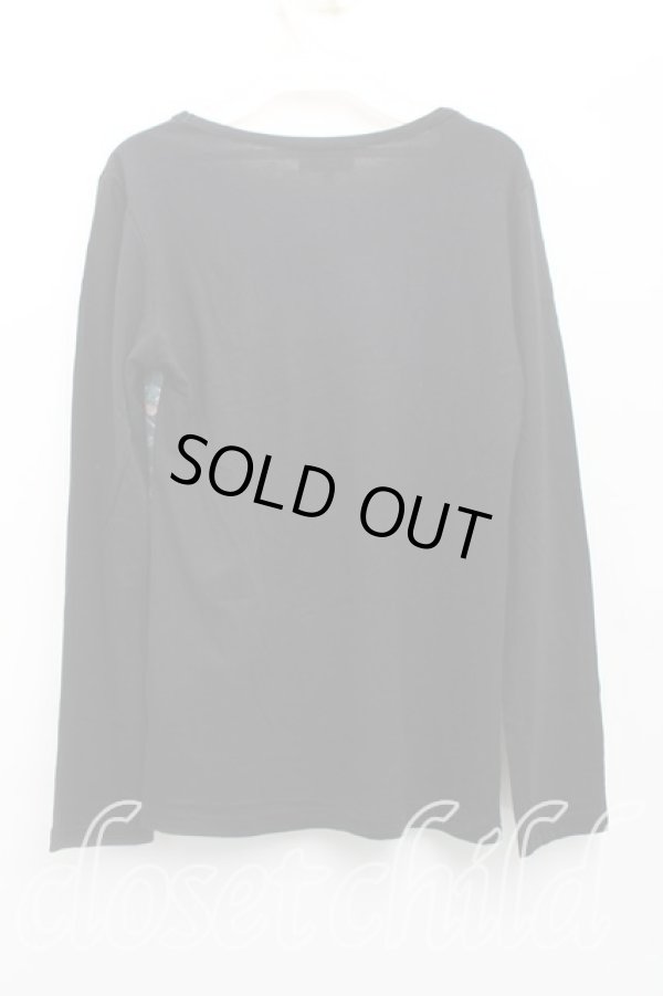 画像2: ヴィヴィアンウエストウッド 中古 / コンパスオーブ長袖カットソー 2（9号相当） 黒  H-25-10-12-101-to-OD-ZH (2)