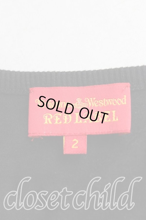 画像3: ヴィヴィアンウエストウッド 中古 / コンパスオーブ長袖カットソー 2（9号相当） 黒  H-25-10-12-101-to-OD-ZH (3)