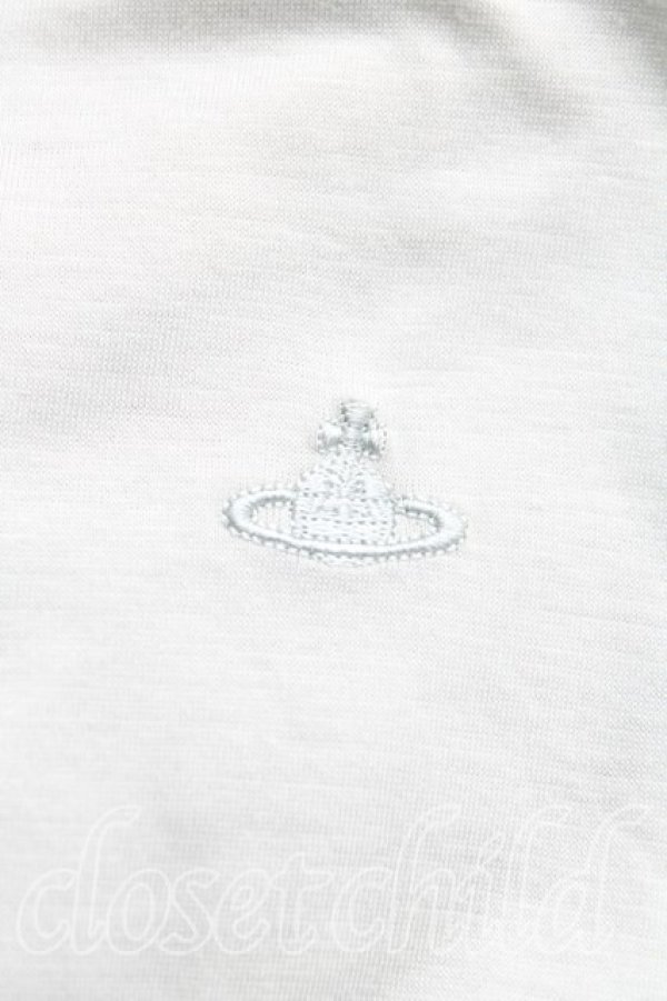 画像6: ヴィヴィアンウエストウッド 中古 / 単色オーブ刺繍プリーツカットソー 2（9号相当） 灰  H-25-10-12-102-to-OD-ZH (6)