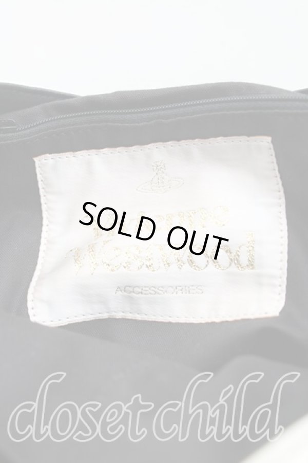 画像4: ヴィヴィアンウエストウッド 中古 / アコードキャンバス切替バッグ  黒×生成  H-25-10-12-105-ba-IN-ZH (4)