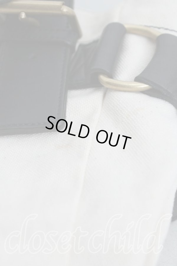 画像5: ヴィヴィアンウエストウッド 中古 / アコードキャンバス切替バッグ  黒×生成  H-25-10-12-105-ba-IN-ZH (5)