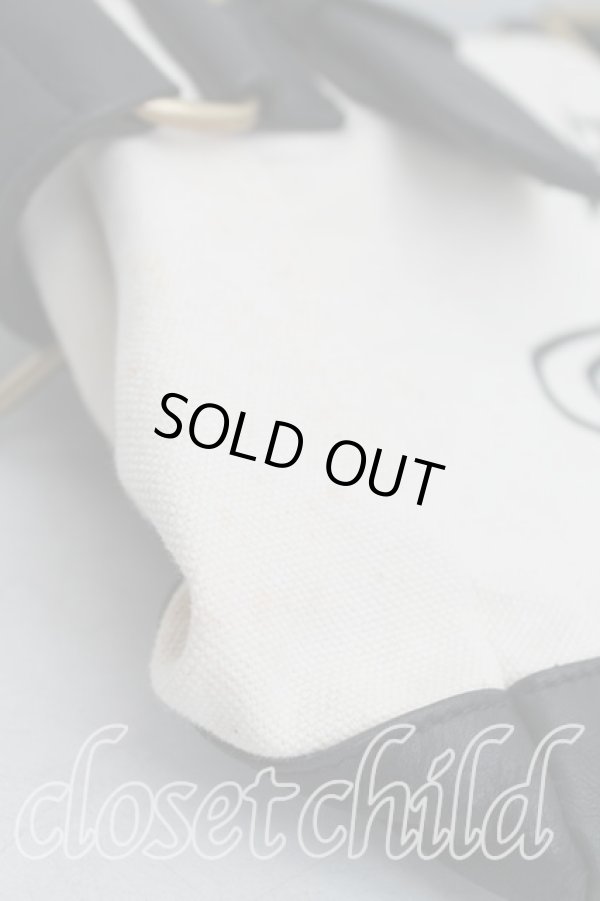 画像6: ヴィヴィアンウエストウッド 中古 / アコードキャンバス切替バッグ  黒×生成  H-25-10-12-105-ba-IN-ZH (6)