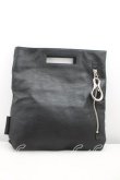 画像2: ヴィヴィアンウエストウッド MAN 中古 / レザー&カラビナメンズクラッチバッグ  黒  H-25-10-12-107-ba-OD-ZH (2)
