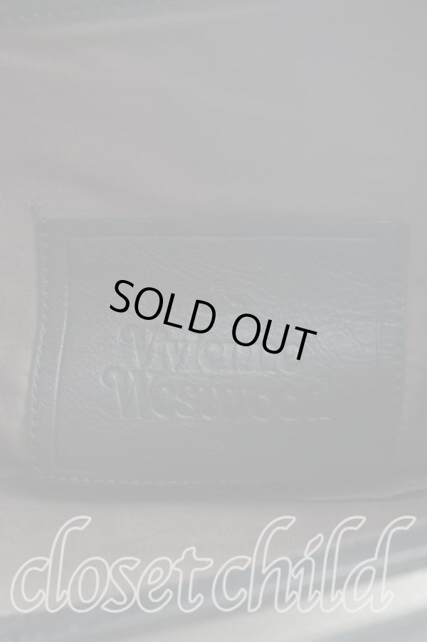 画像3: ヴィヴィアンウエストウッド MAN 中古 / レザー&カラビナメンズクラッチバッグ  黒  H-25-10-12-107-ba-OD-ZH (3)