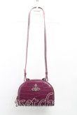 画像2: ヴィヴィアンウエストウッド 中古 / JOSEPHINEハーフムーンショルダーバッグ  紫  H-25-10-12-109-ba-OD-ZH (2)