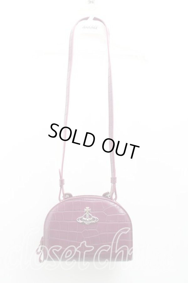 画像2: ヴィヴィアンウエストウッド 中古 / JOSEPHINEハーフムーンショルダーバッグ  紫  H-25-10-12-109-ba-OD-ZH (2)